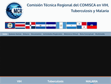 Tablet Screenshot of mcr-comisca.org